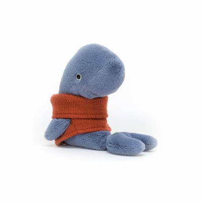 Jellycat Cozy Crew Whale New Zealand | UQMGF7402